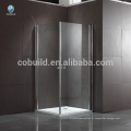 K-533 304 en acier inoxydable carré verre charnière douche cabine de douche